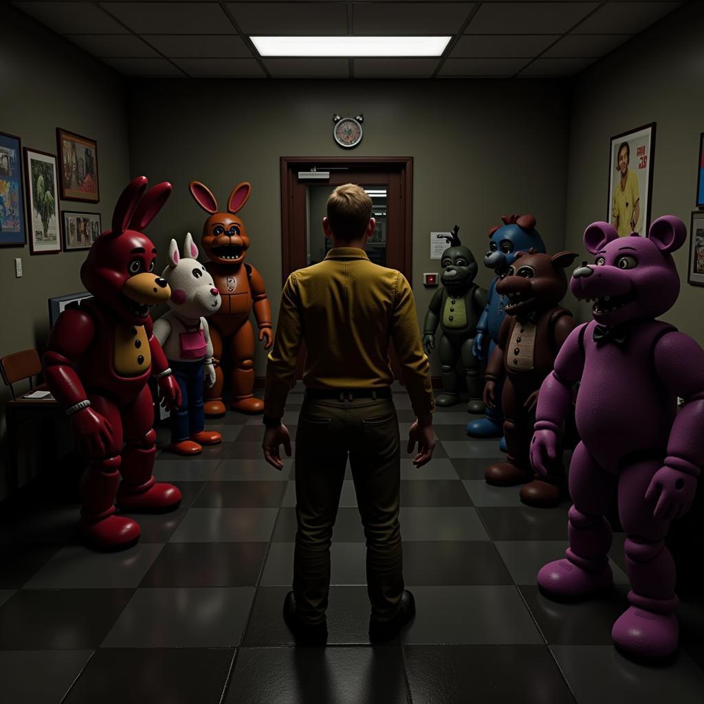 FNAF 2 Mod APK Unlocked Animatronics