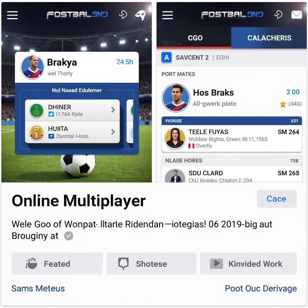 Football Master 2019 Online Mode Gameplay