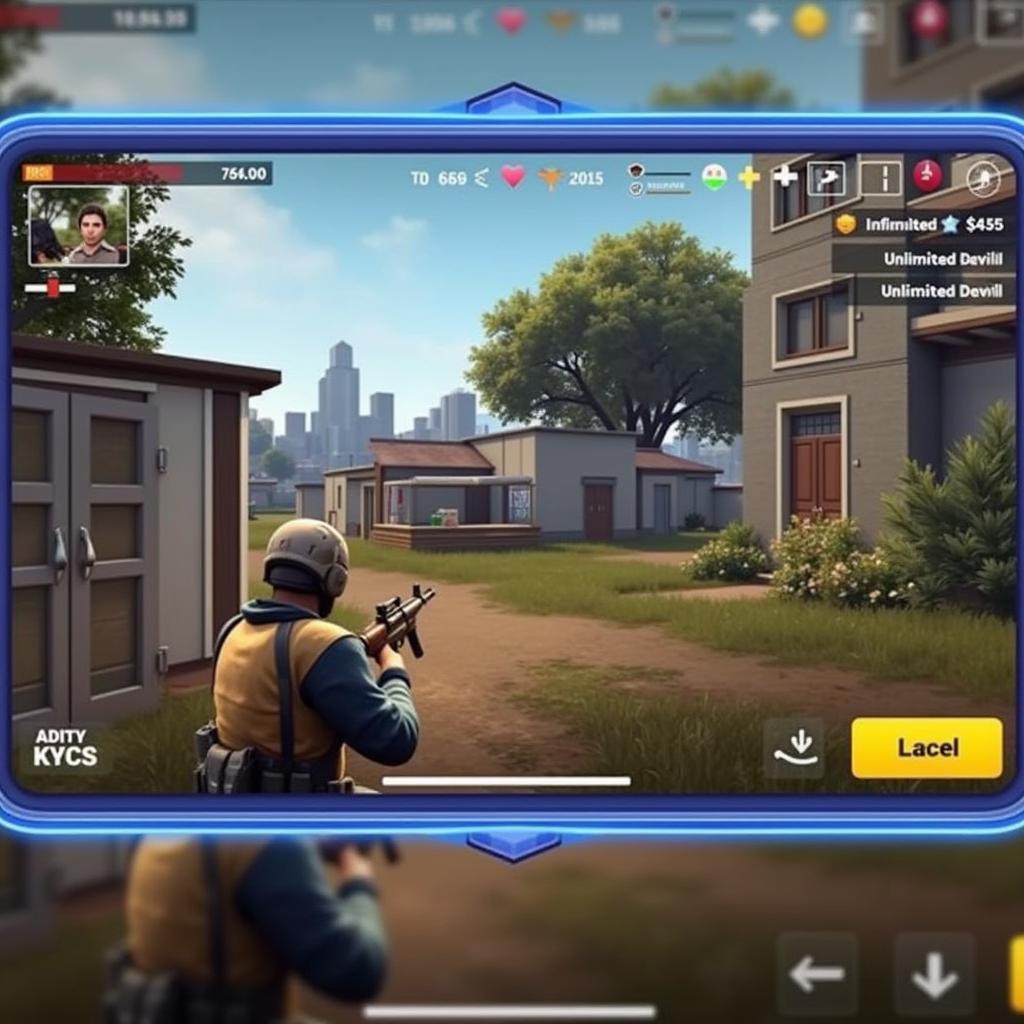 Free Fire MOD APK 1.43.0 Gameplay Screenshot