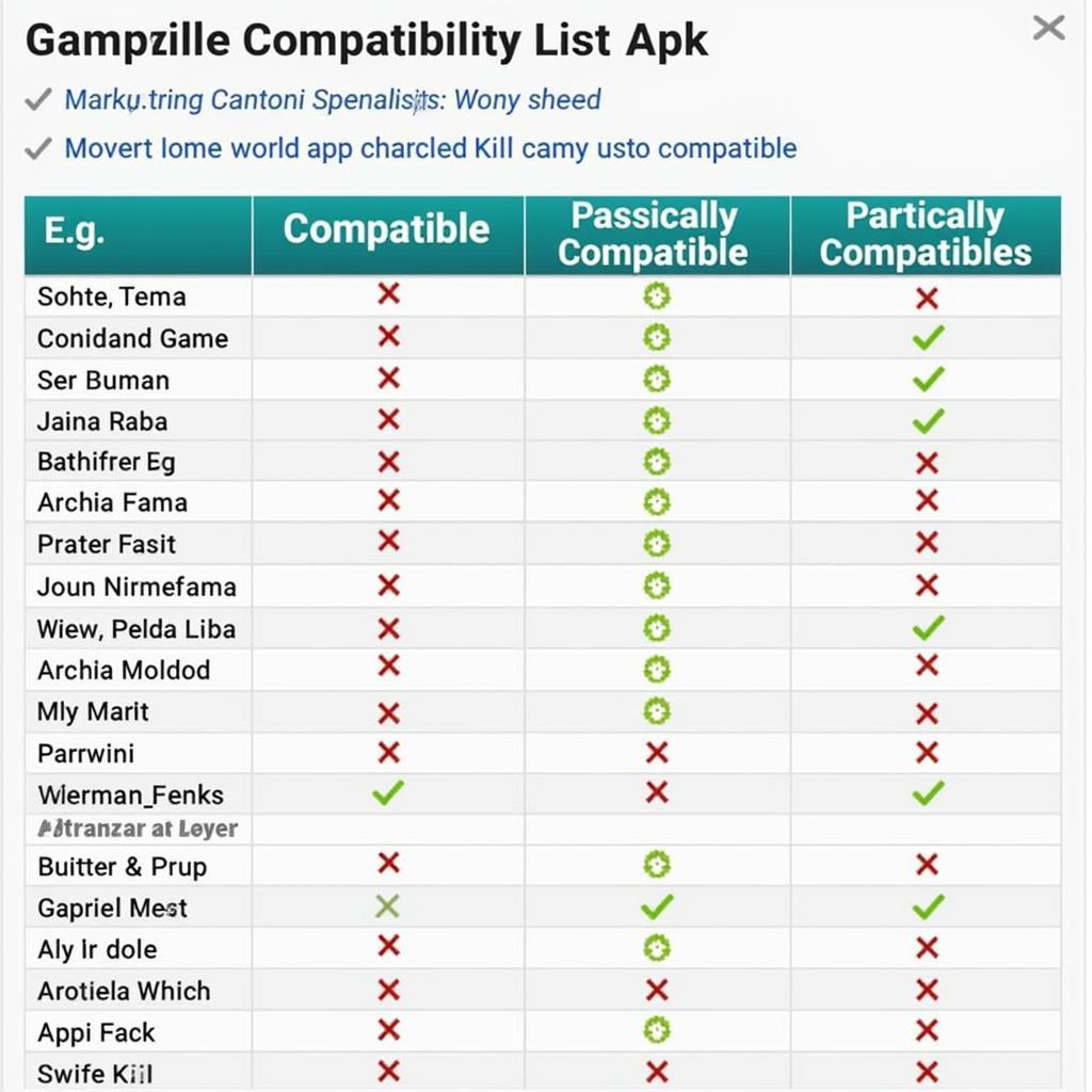 Game Killer APK Compatibility List