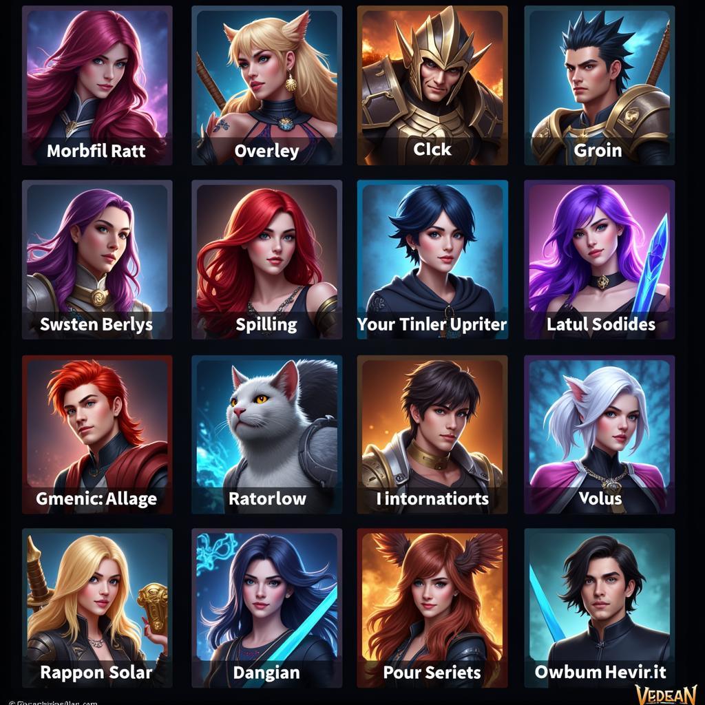 Garena Arena of Valor Heroes Lineup