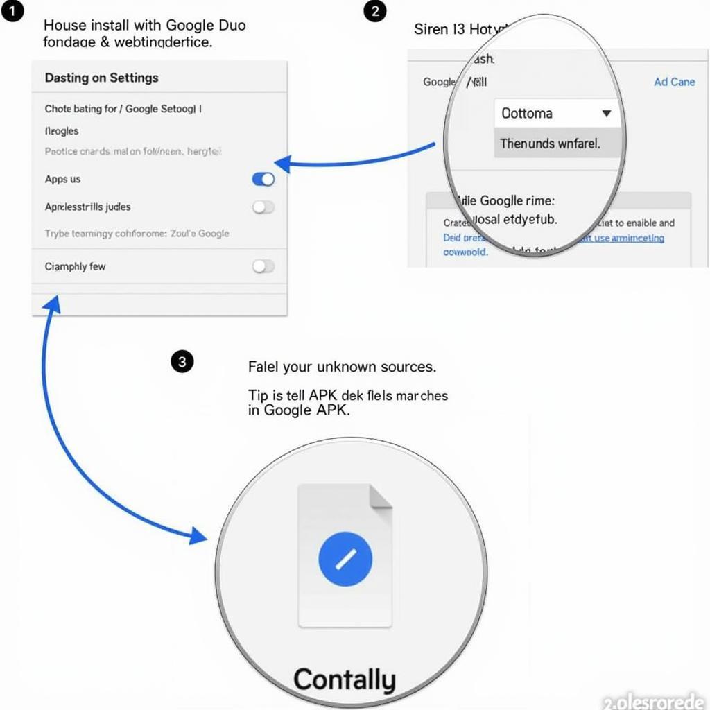 Google Duo APK Installation Process on Android