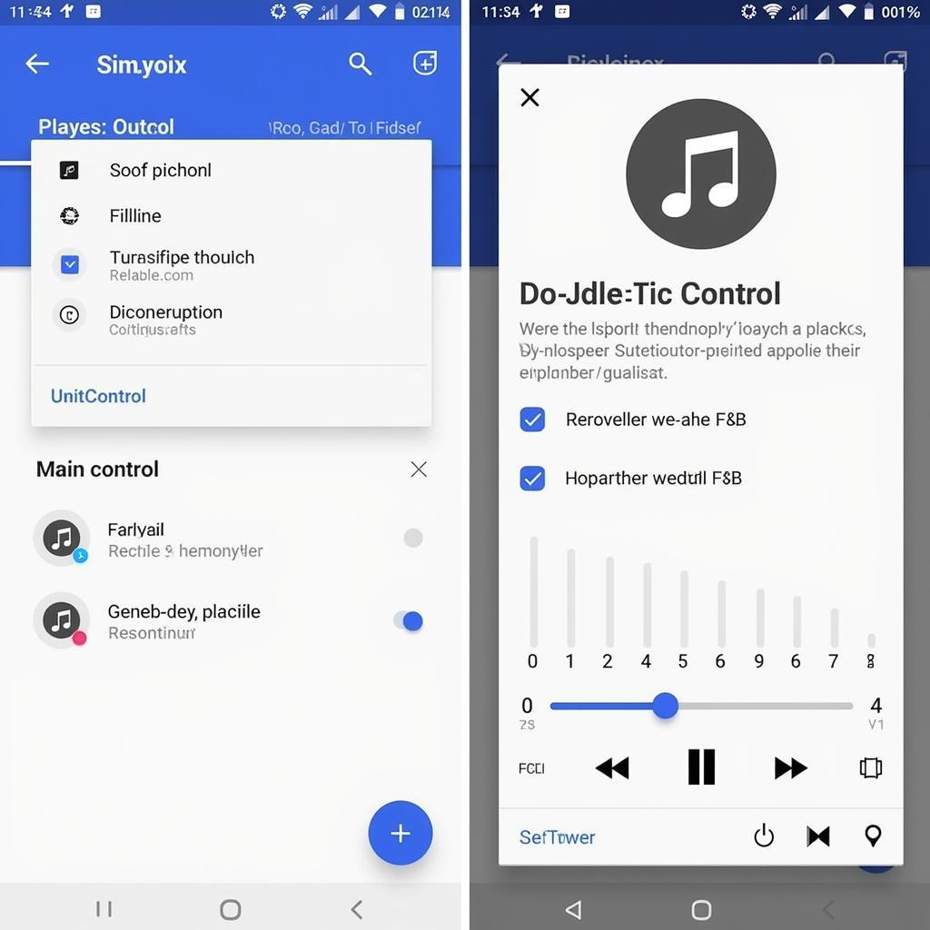 GoPlayer Music APK Interface