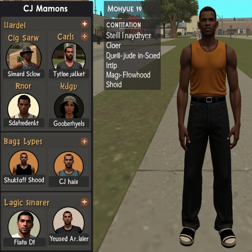 GTA SA Lite Character Customization