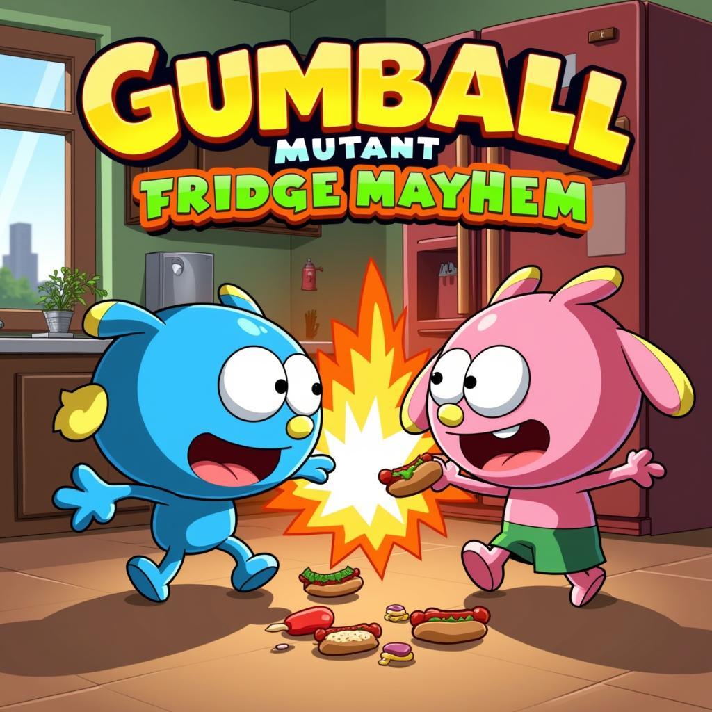 Gumball Mutant Fridge Mayhem Gameplay Screenshot