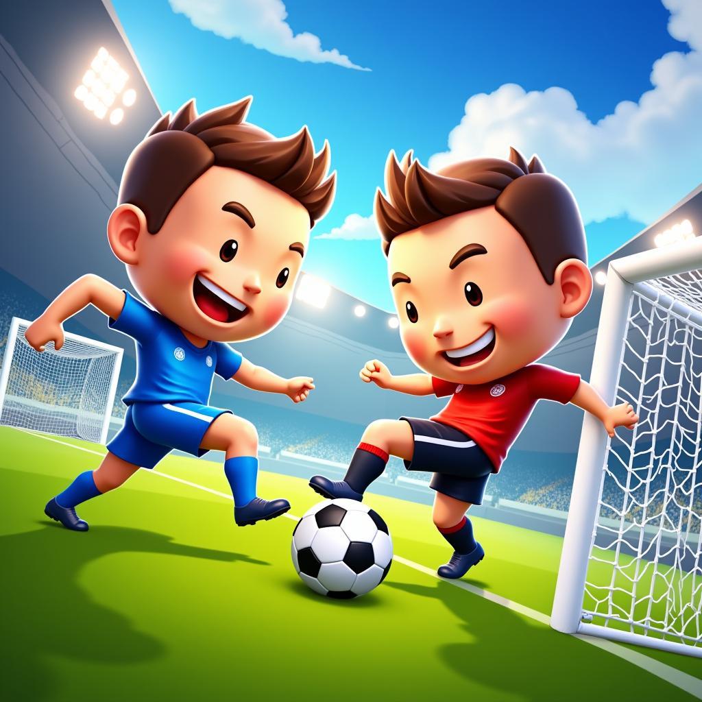 Head Soccer Mod APK Gameplay Screenshot