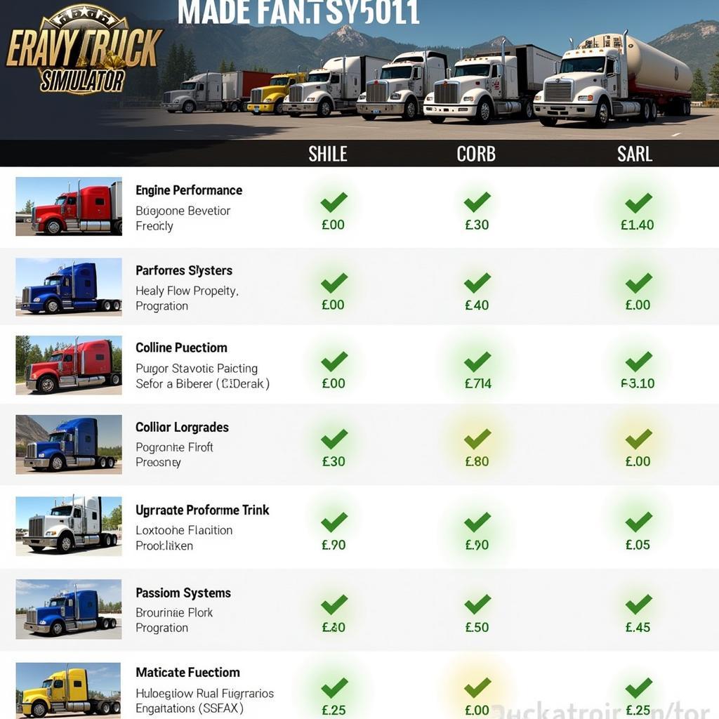 Heavy Truck Simulator Mod APK Truck Upgrades