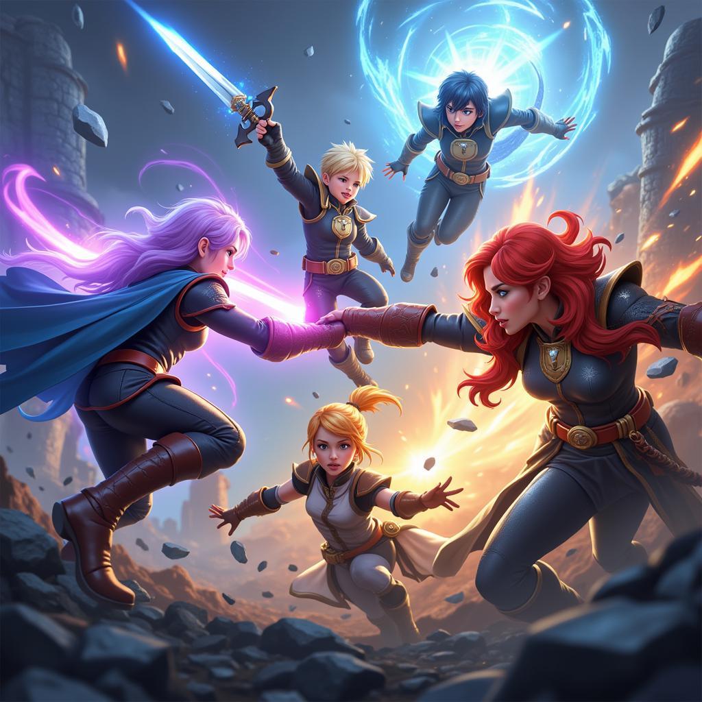 Heroes Evolved APK In-Game Battle