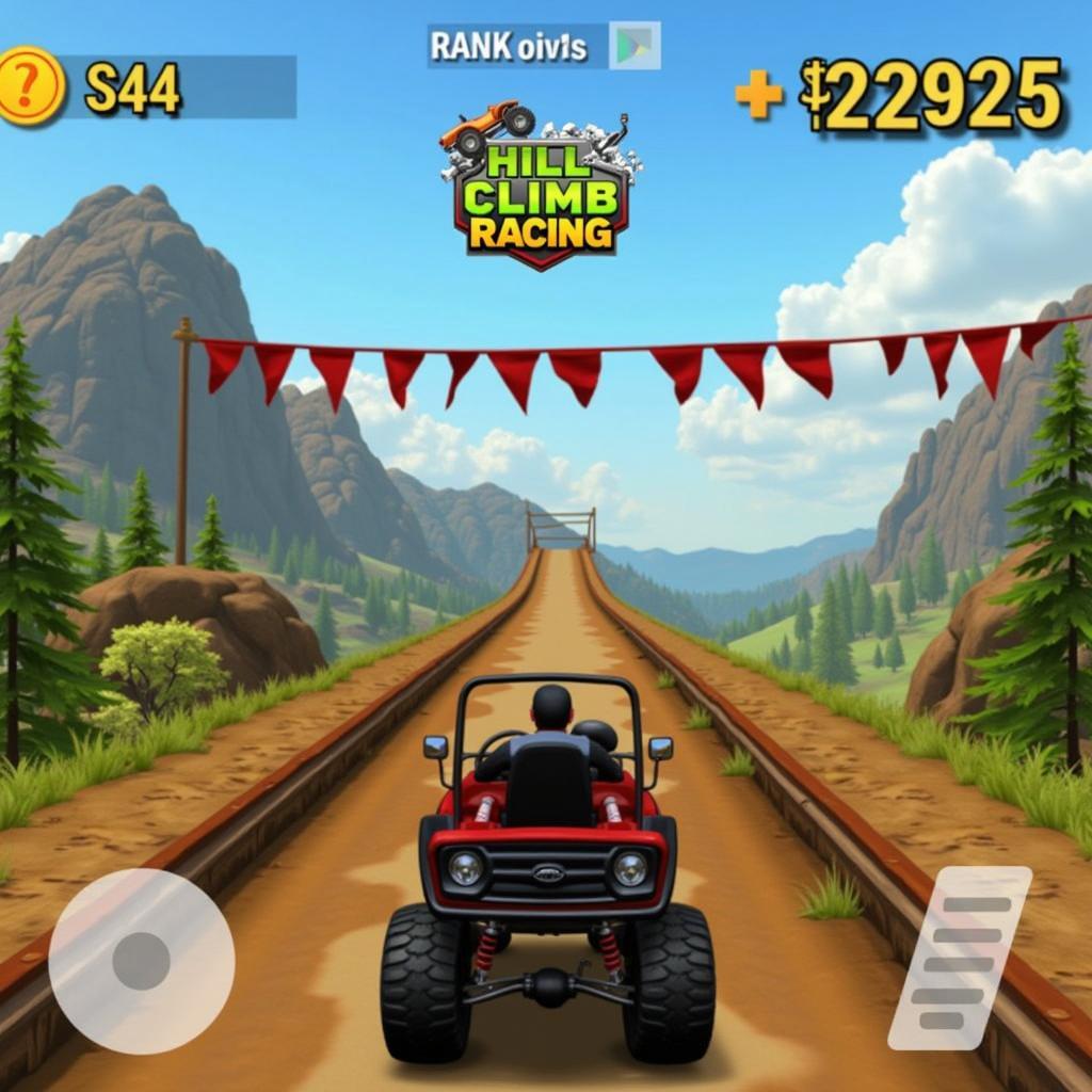 Hill Climb Racing Mod APK Windows 10 Gameplay Screenshot