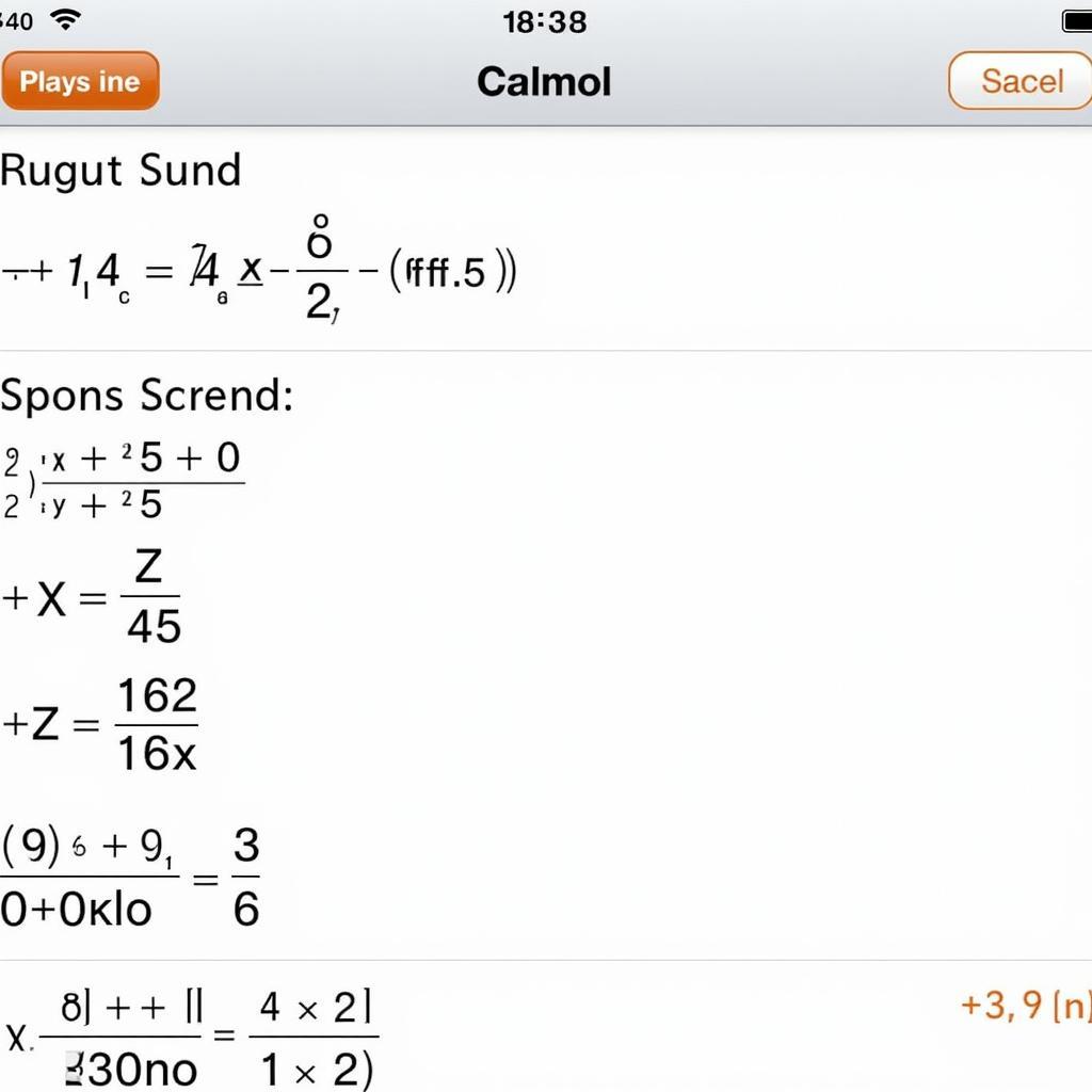 HiPER Scientific Calculator Displaying Complex Calculation