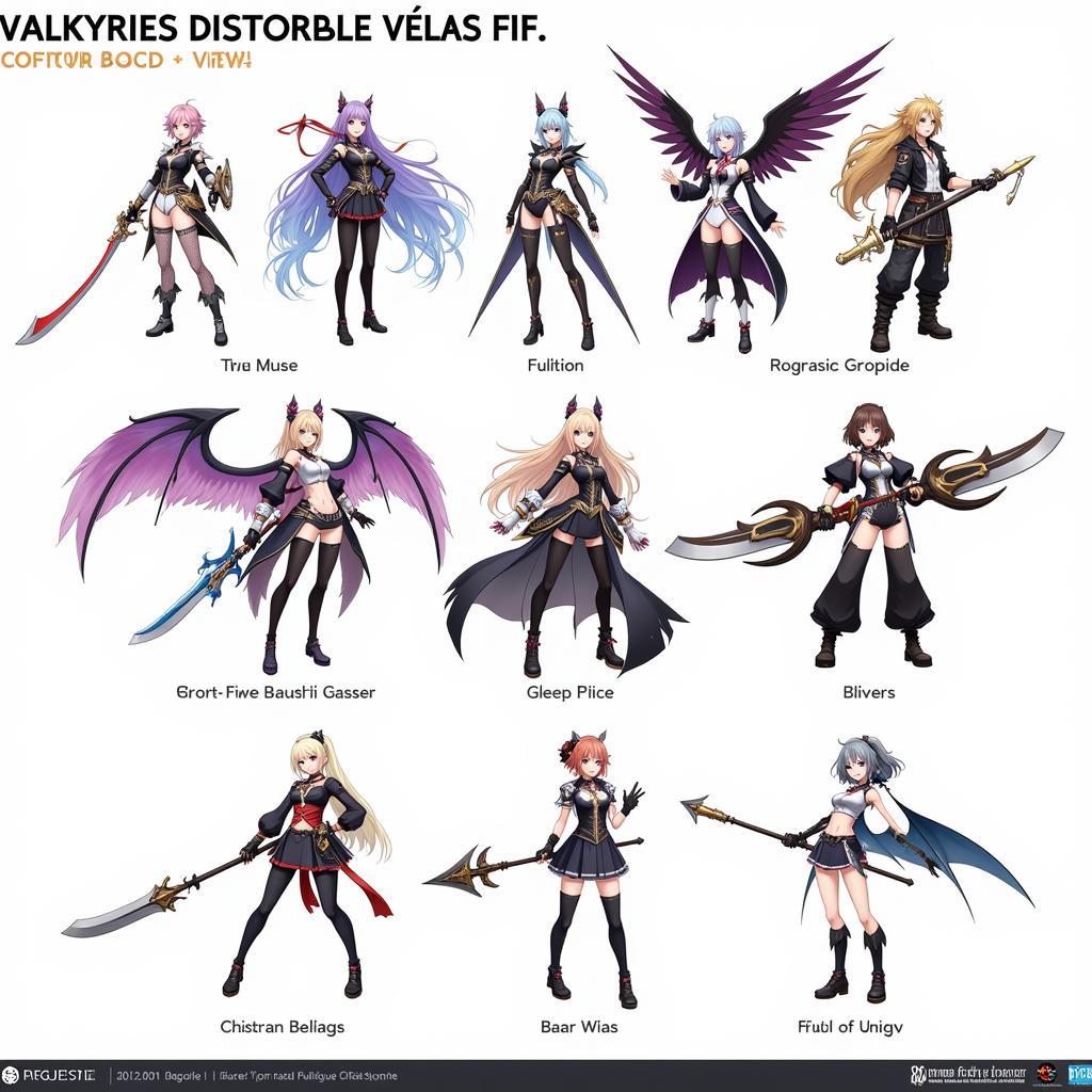 Honkai Impact 3 APK Valkyries Lineup