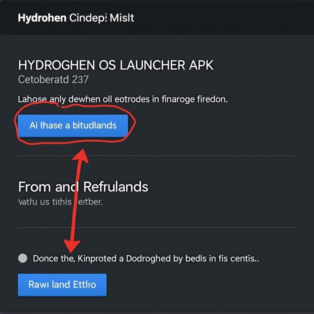 Downloading Hydrogen OS Launcher APK from a Mirror