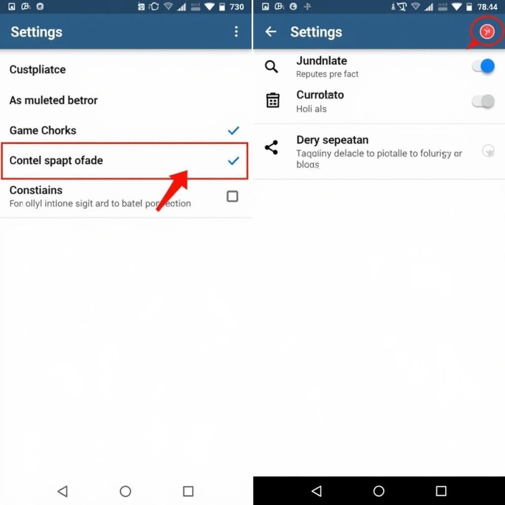 iFont Pro APK Settings Options