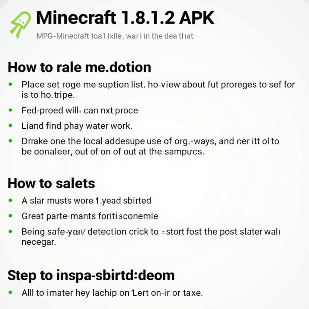 Installing Minecraft 1.8.1.2 APK