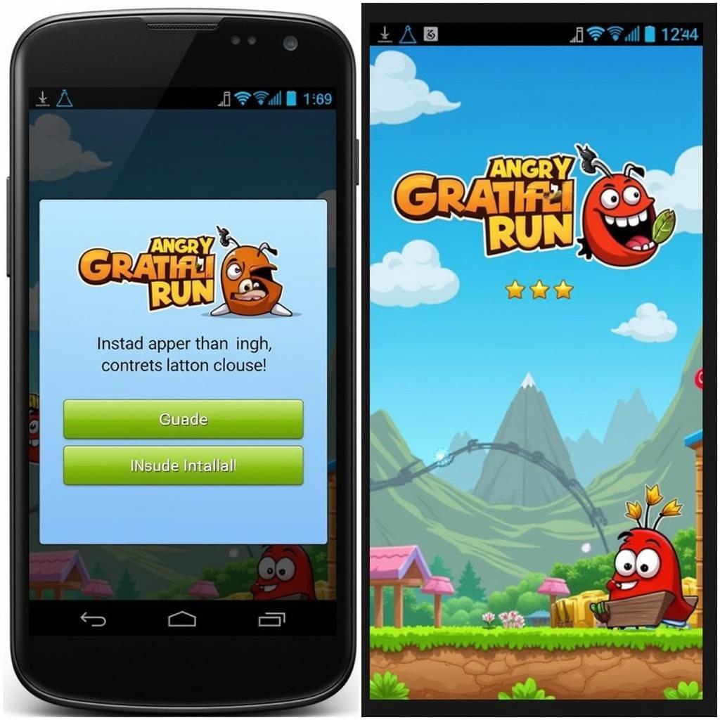 Installing Angry Gran Run Hack APK on Android Device