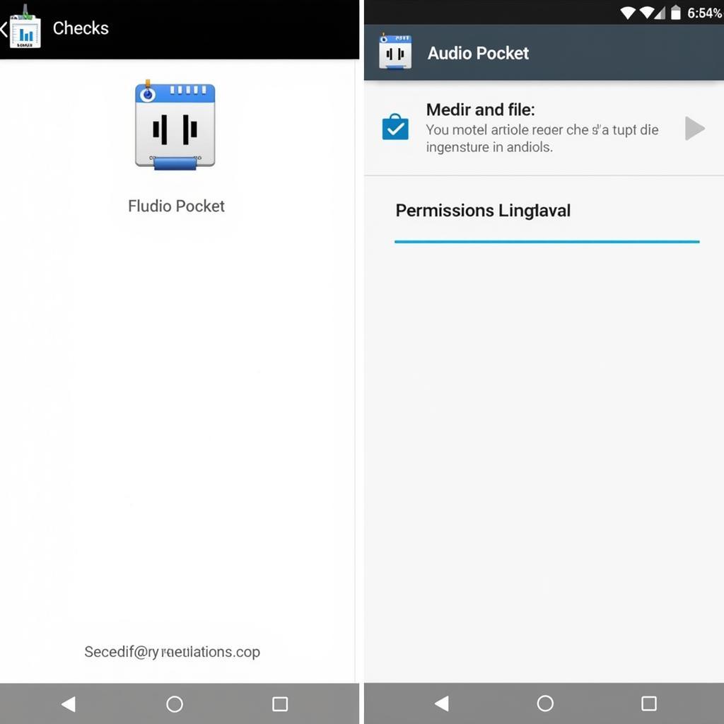 Installing Audio Pocket from an APK