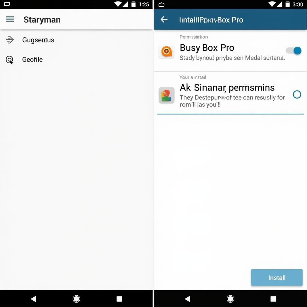 Installing BusyBox Pro on Android