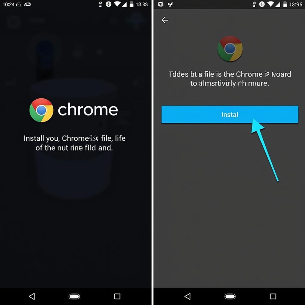 Installing Chrome APK on Android TV