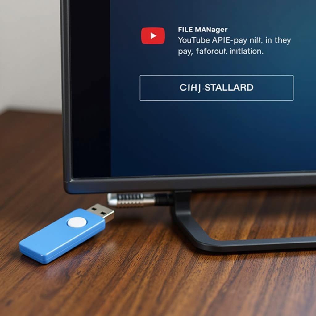 Installing YouTube APK on TCL TV via USB