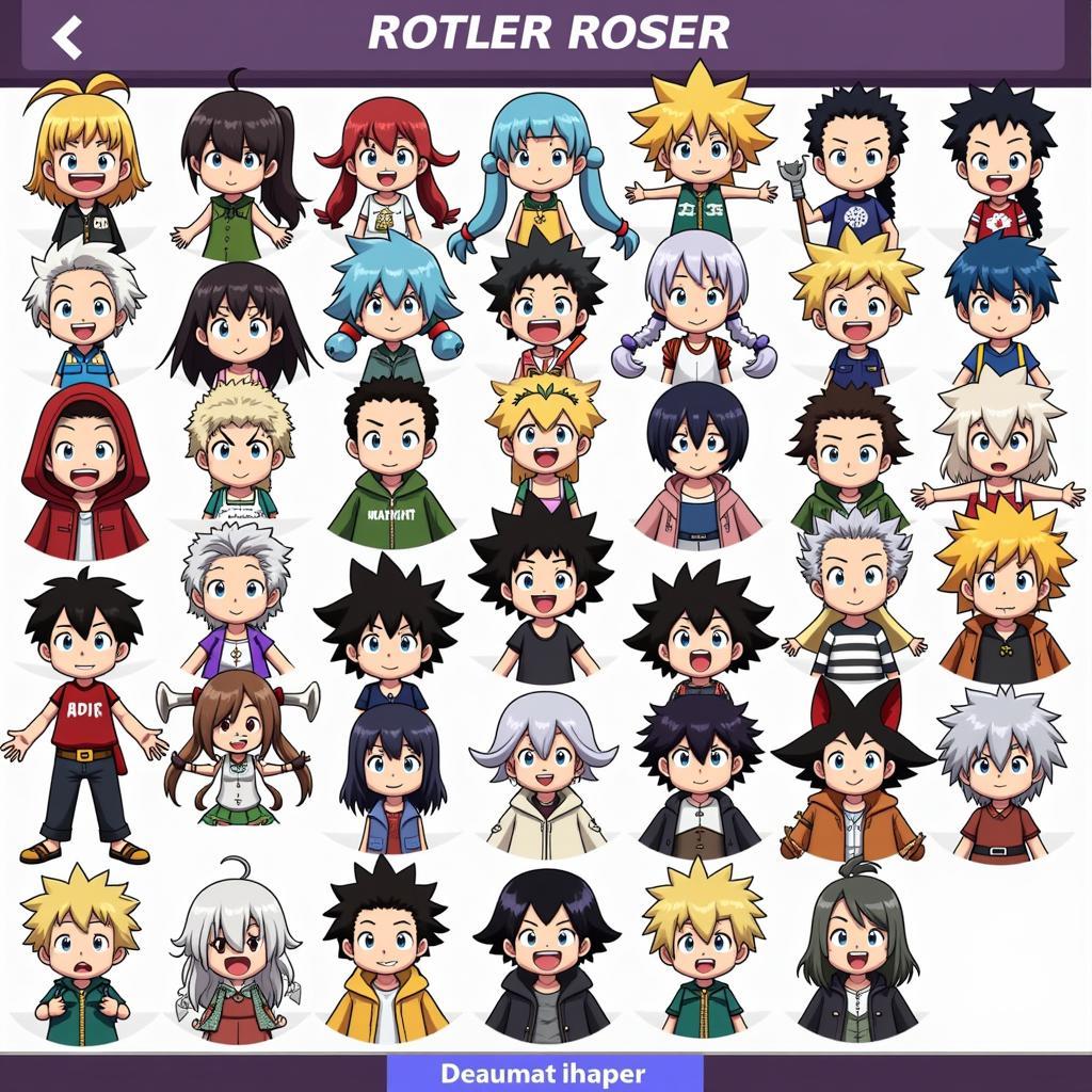 Jumputi Heroes APK Character Roster