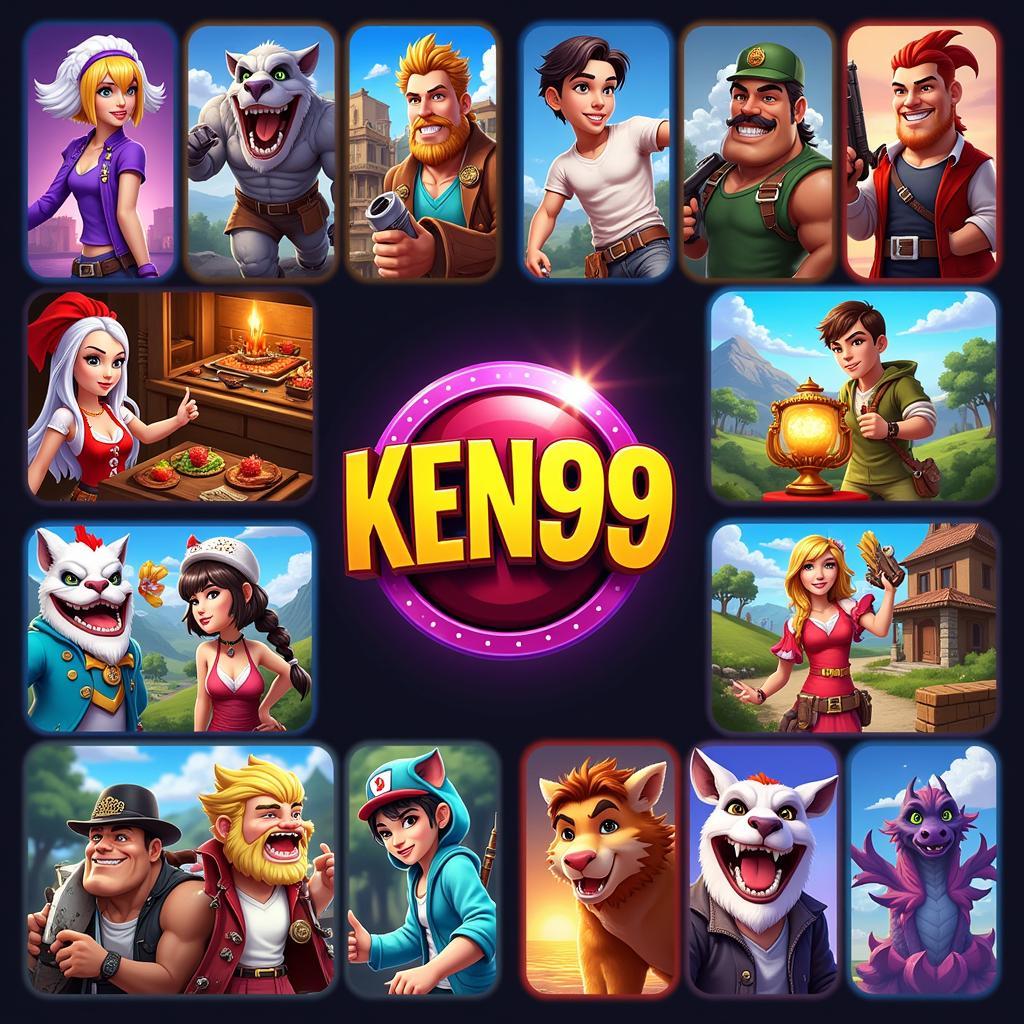 Ken99 APK offers a diverse game library