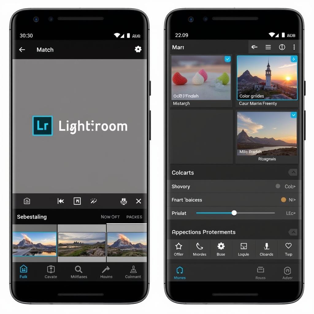 Lightroom APK Unlocked Interface