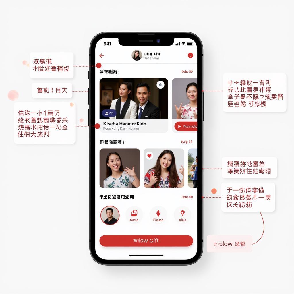 Live Streaming App Interface - Hong Kong