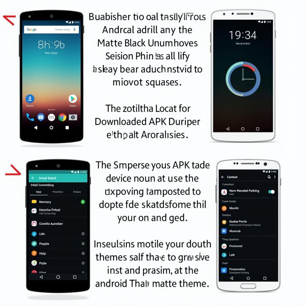 Matte Black Aqua Theme Installation Guide on Android