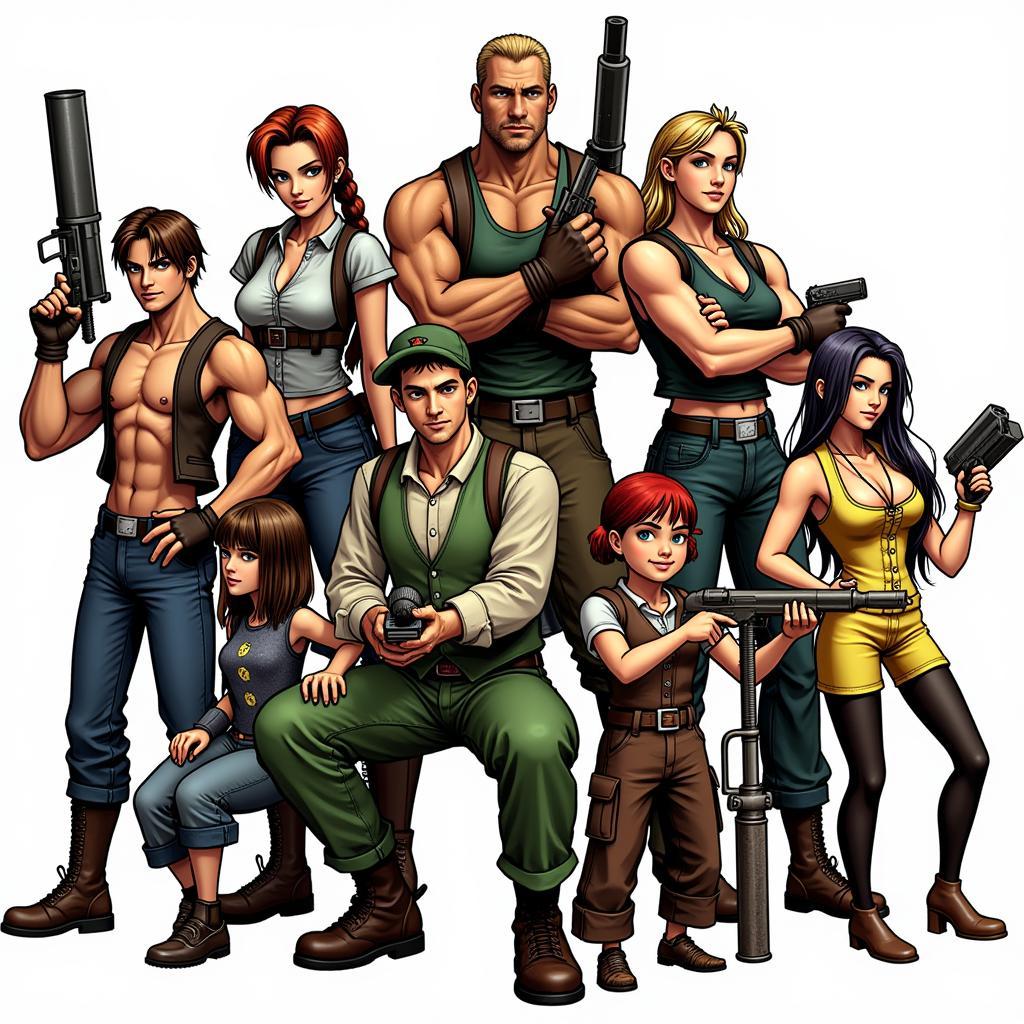 Metal Slug 3 APK Characters