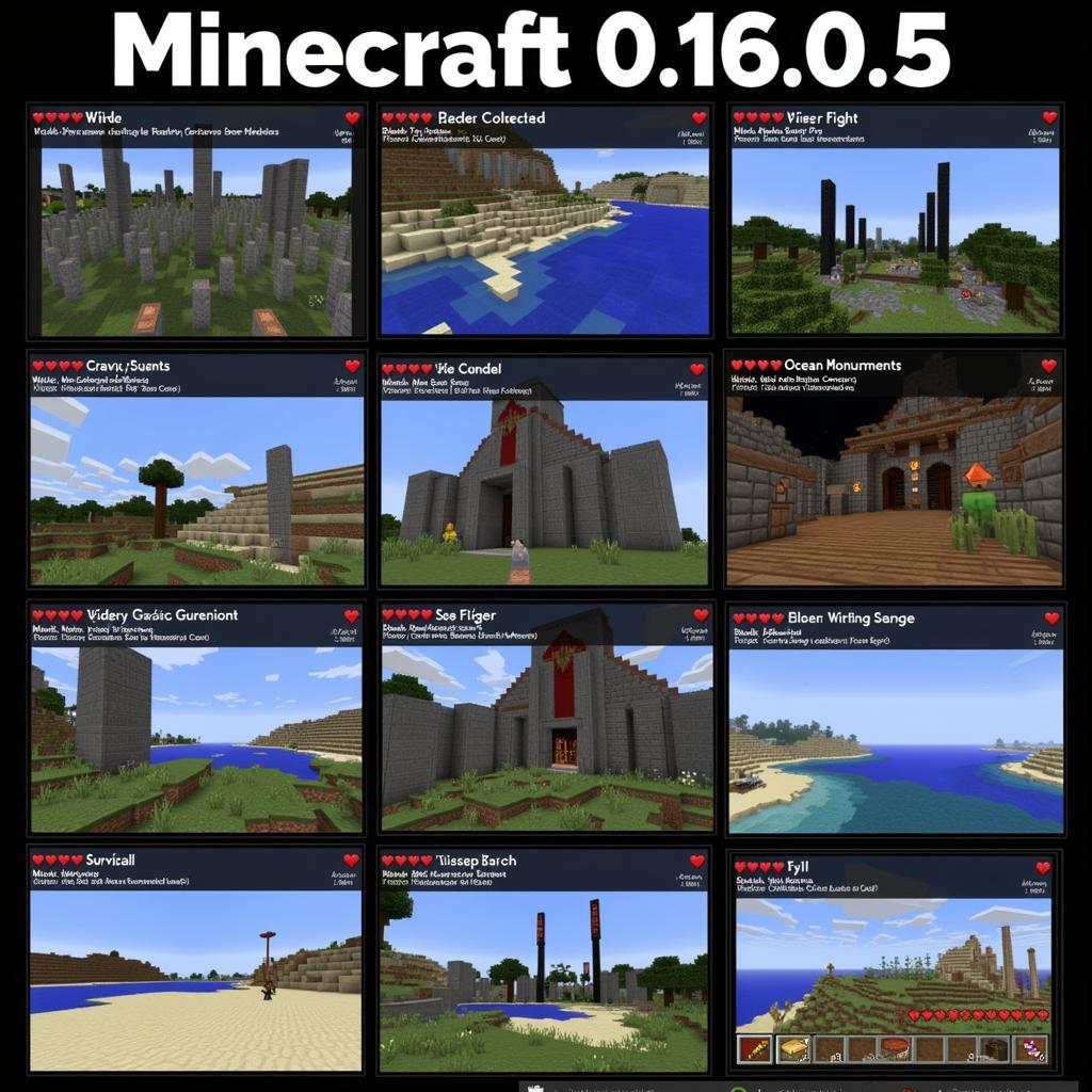 Key Gameplay Features of Minecraft 0.16.0.5