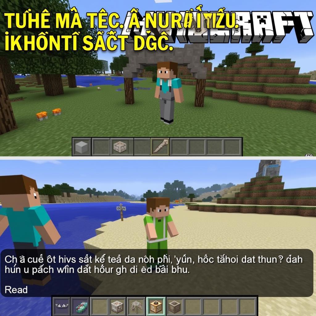 Minecraft 1.21.1 APK Tiếng Việt Gameplay Screenshot