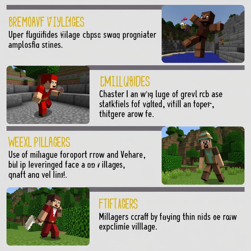 Minecraft PE 1.14.2 Village & Pillage Update Features