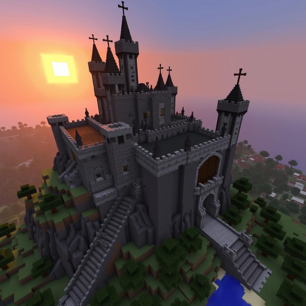 Medieval Castle in Minecraft PE