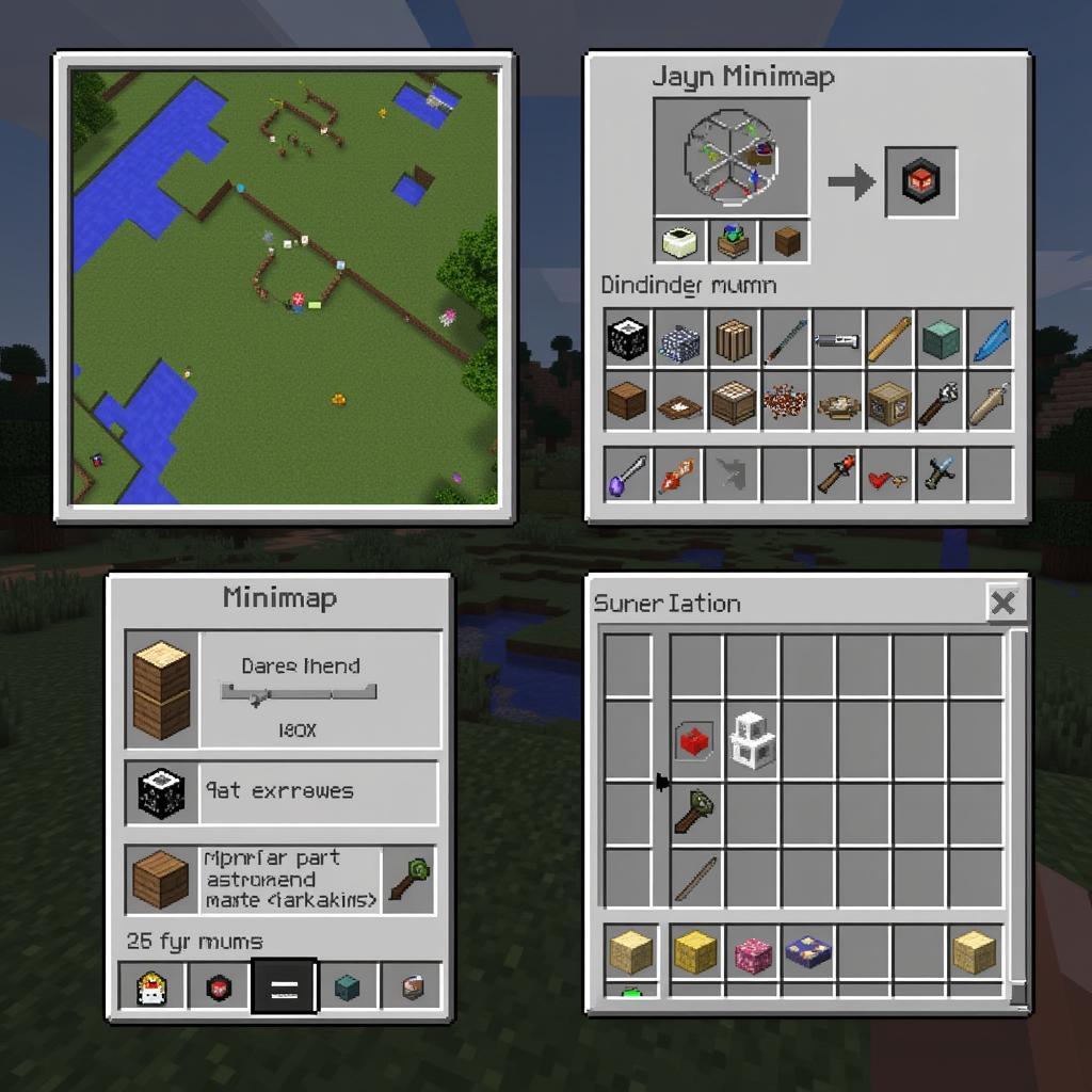 Example of Minecraft Utility Mods