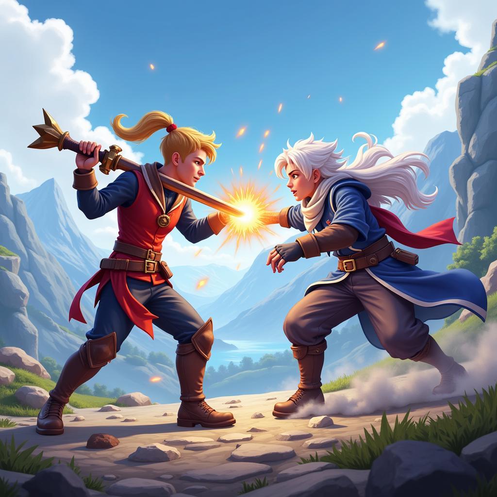 PvP Combat in Mong Giang Ho APK