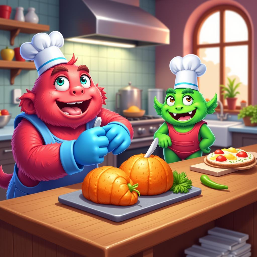 Monster Chef Mod APK Gameplay Screenshot