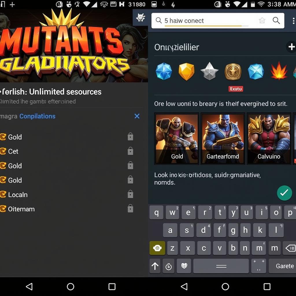 Mutants Genetic Gladiators Hack APK Screenshot