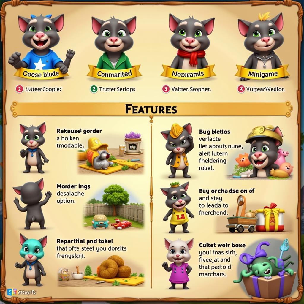 My Talking Tom 2 Mod Apk Features Overview