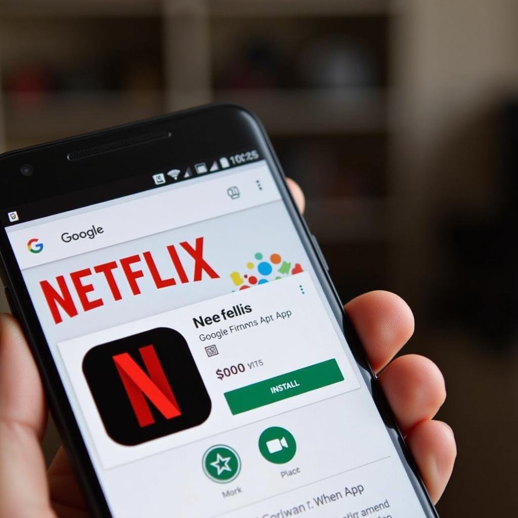 Downloading Netflix APK from the Google Play Store