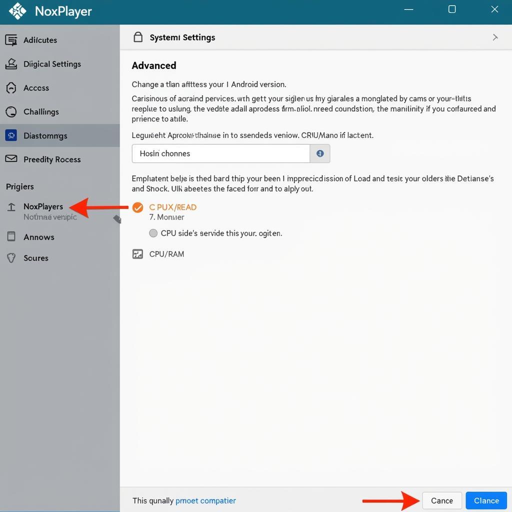 Adjusting Compatibility Settings in NoxPlayer