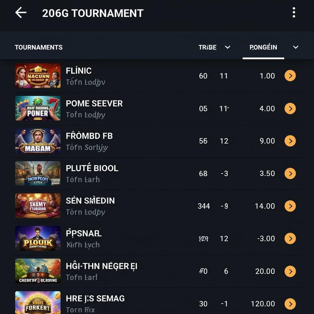 Ong Trum Poker APK Tournament Screenshot