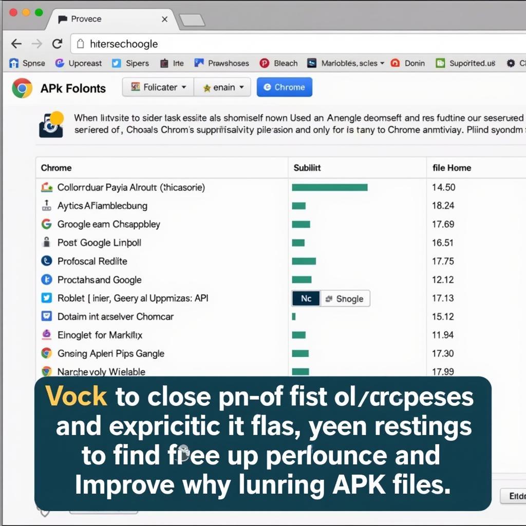 Optimizing Chrome Performance for APK Running