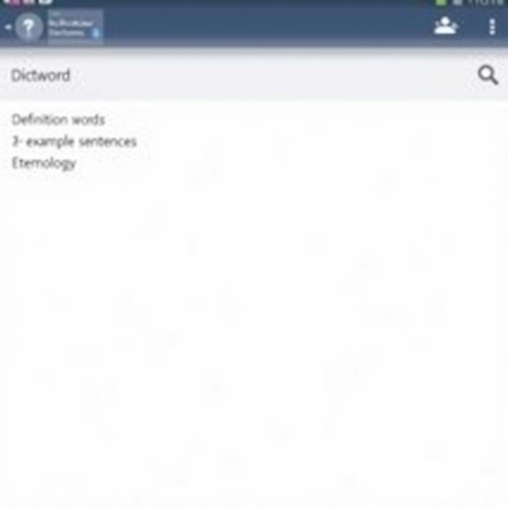 Oxford Dictionary APK Interface