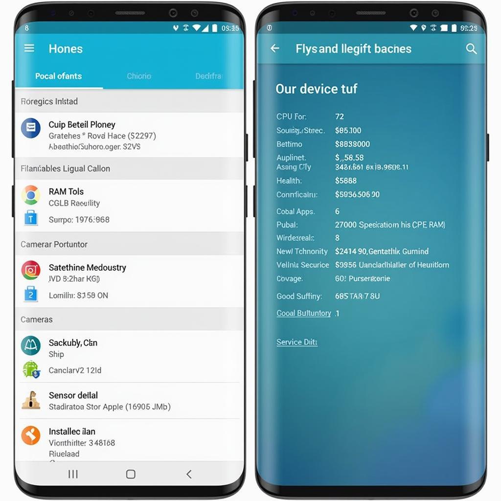 Phone Info APK Display