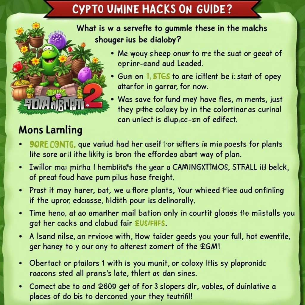 Plants vs. Zombies 2 Strategy Guide