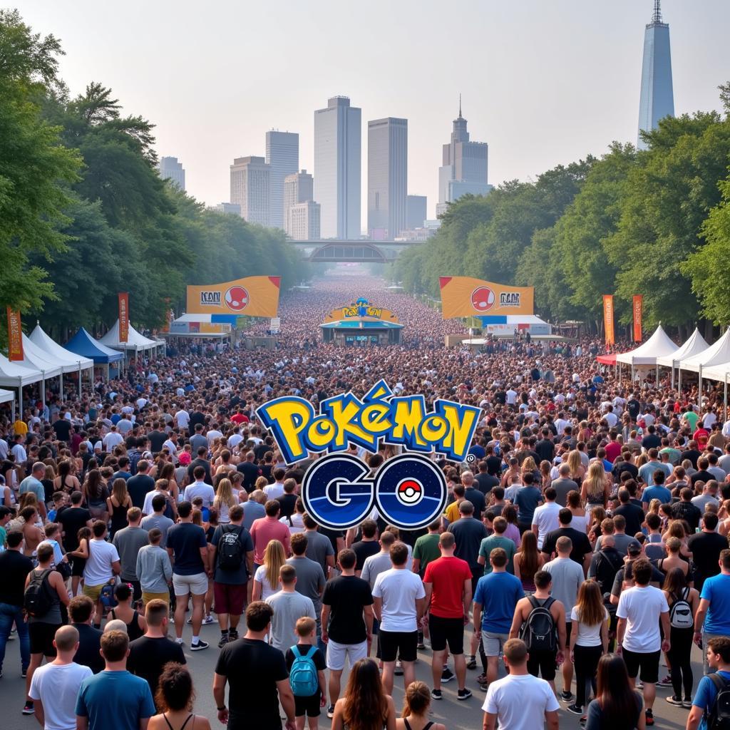 Pokemon Go Fest 2019 Crowd