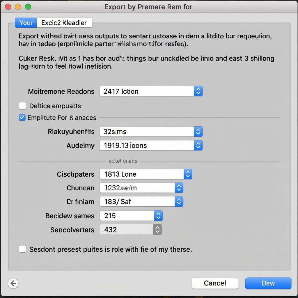 Adobe Premiere Rush Exporting Options