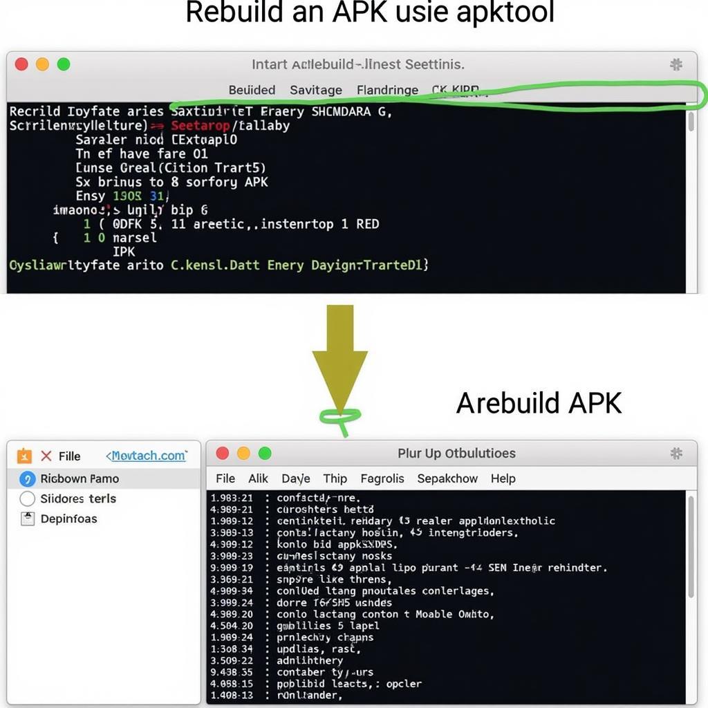 Rebuilding APK using command line tools