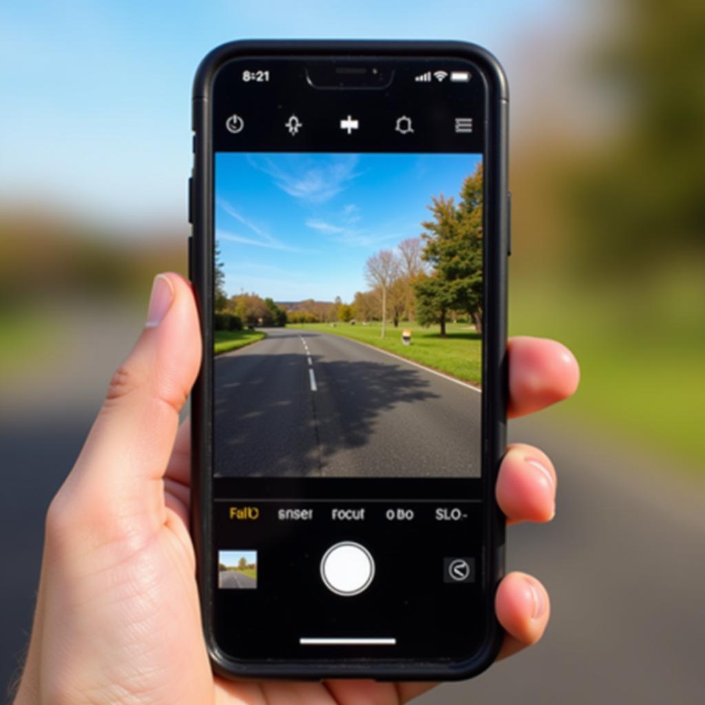 Remote Camera Control App Interface