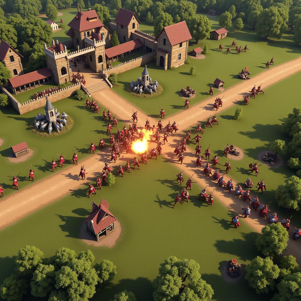 Rise of Kingdoms Battle Scene